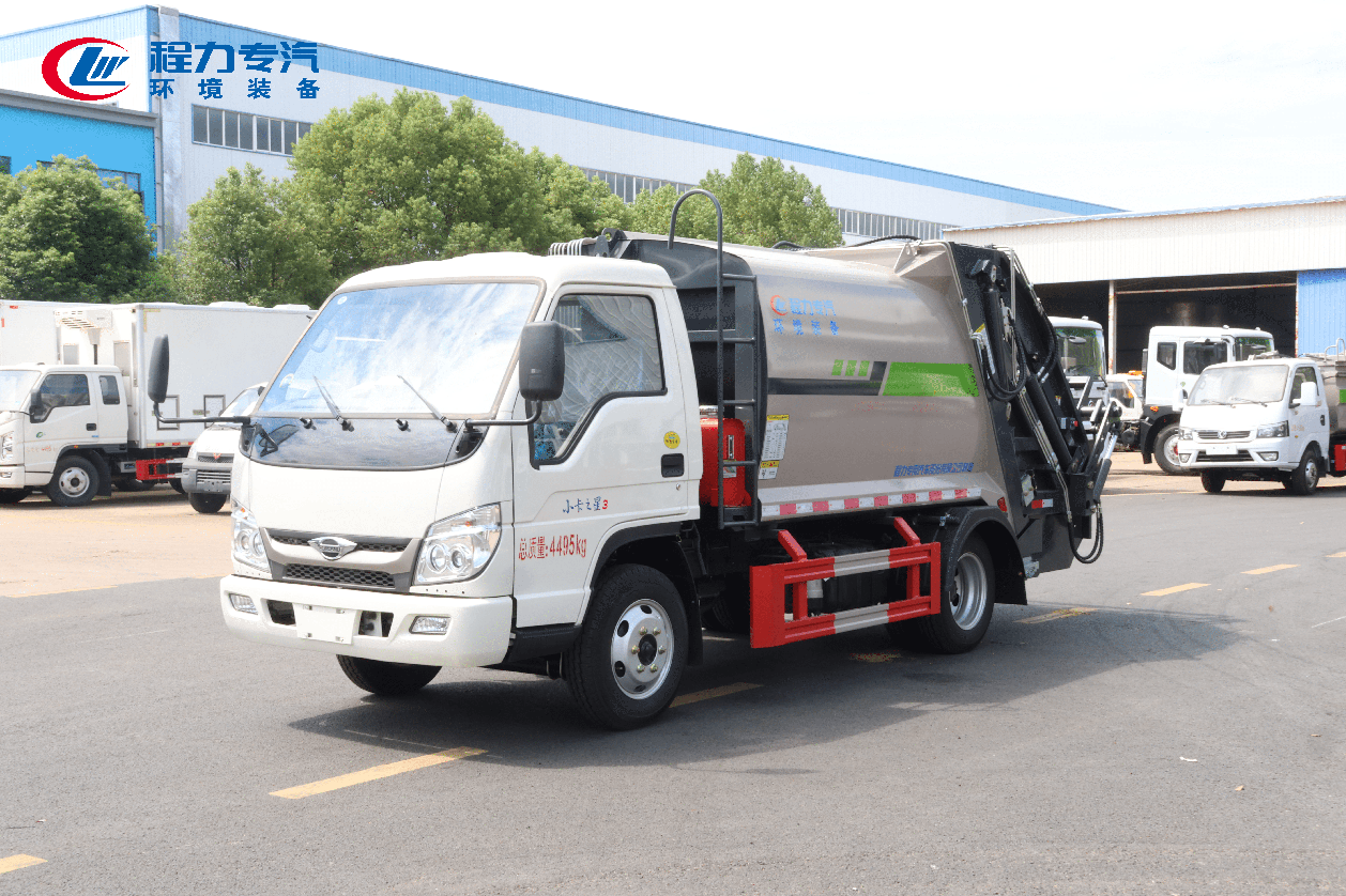 福田小卡之星3弧形箱體壓縮垃圾車